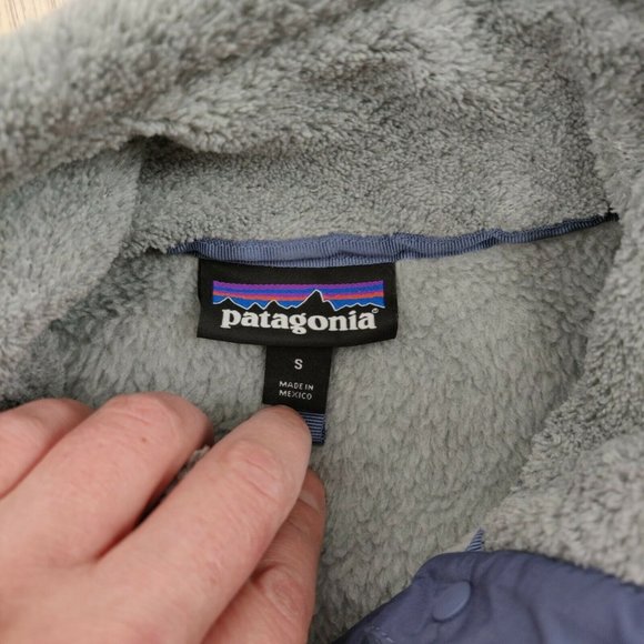 Patagonia Women’s Size S Re-Tool Snap-T Pullover Fleece Jacket Gray - Picture 9 of 10